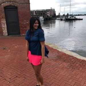 Denim Asymmetrical top